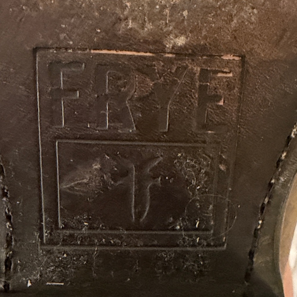 Frye Distressed Brown Western Boots - Picture 11 of 11